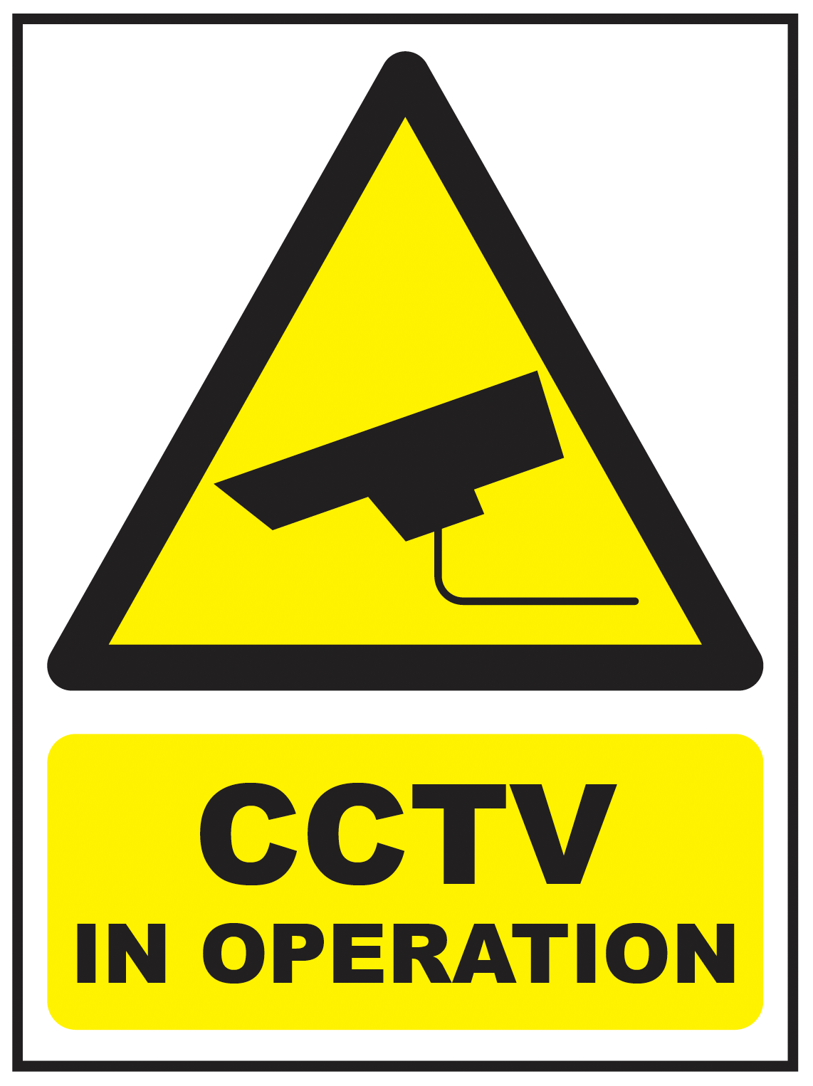 CCTV Sticker